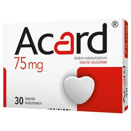 Acard 75 mg, tabletki dojelitowe, 30 szt.