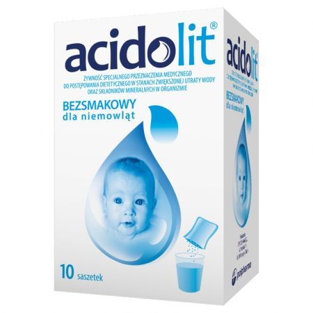 Acidolit, saszetki, proszek bezsmakowy dla niemowląt, 10 szt.