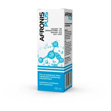 Afronis Plus, płyn do pielęgnacji skóry trądzikowej z substancją antybakteryjną, 100 g