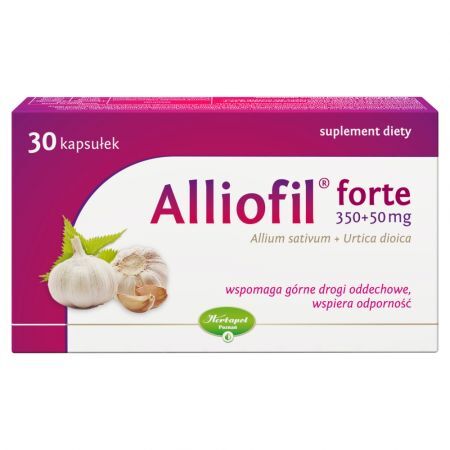 Alliofil forte 350 mg + 50 mg, kapsułki, 30 szt.