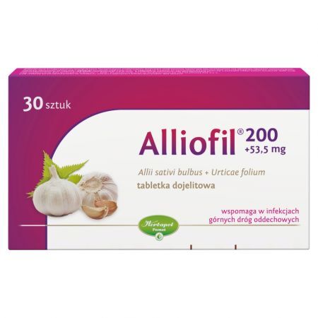Alliofil, tabletki dojelitowe, 30 szt.