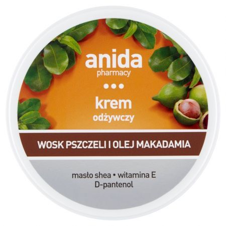 Anida, krem odżywczy wosk pszczeli olej makadamia, 125 ml
