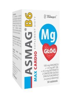 Asmag B6 Max Cardio, tabletki, 30 szt.