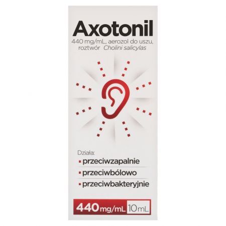 AXOTONIL AREOZOL D/UCHA 440MG/ML 10ML