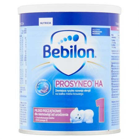 Bebilon Prosyneo HA 1, mleko początkowe dla niemowląt od urodzenia, 400 g