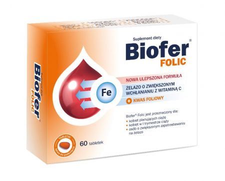 Biofer Folic, tabletki, 60 szt.