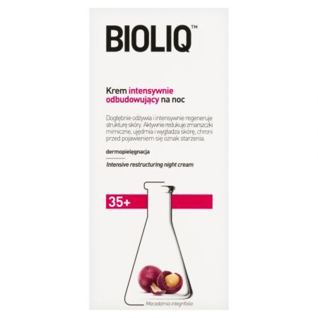 Bioliq 35+, krem intensywnie odbudowujący na noc, 50 ml