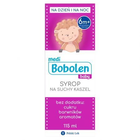 BOBOLEN BABY SYROP N/SUCHY KASZEL 115ML