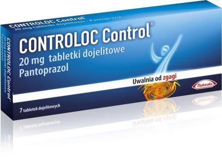Controloc Control 20 mg, tabletki dojelitowe, 7 szt.