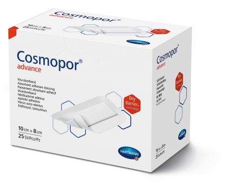 Cosmopor Advance, opatrunek 10 cm x 8 cm, 25 szt.