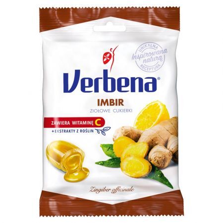 Cukierki Verbena, Imbir, 60 g