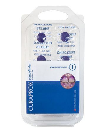 Curaprox PCA 223, tabletki do wybarwiania płytki nazębnej, 12 szt.