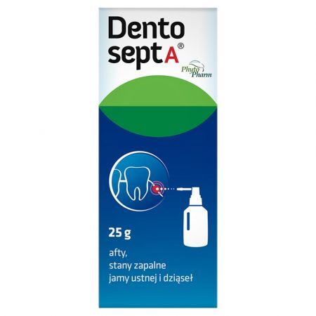 Dentosept A, płyn do stosowania w jamie ustnej (z aplikatorem), 25 g