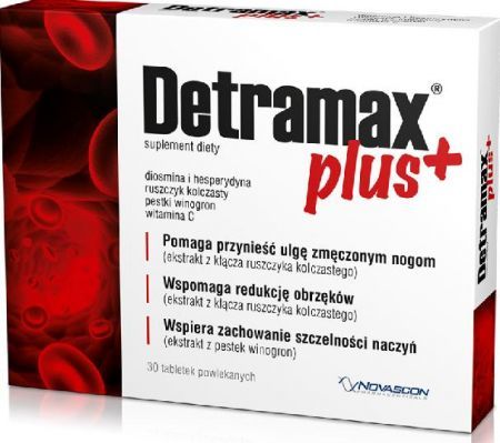 Detramax Plus, tabletki powlekane, 30 szt.