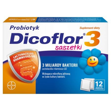 Dicoflor 3, proszek, 12 saszetek