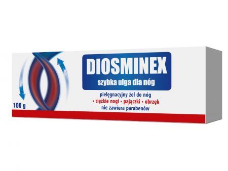 Diosminex szybka ulga dla nóg, żel, 100 g