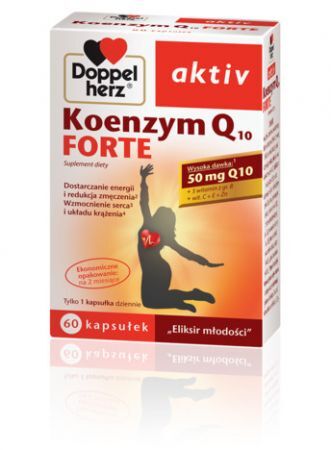 Doppelherz aktiv Koenzym Q10 Forte, kapsułki, 60 szt.