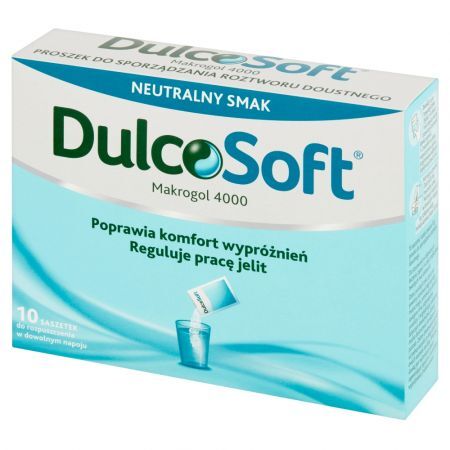 DulcoSoft, proszek do sporządzania roztworu doustnego, 10 saszetek