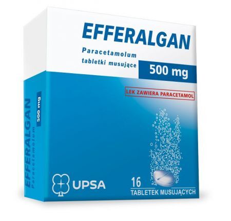 Efferalgan 500 mg, tabletki musujące, 16 szt.