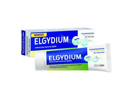 Elgydium, edukacyjna pasta do zębów barwiąca płytkę nazębną, 50 ml