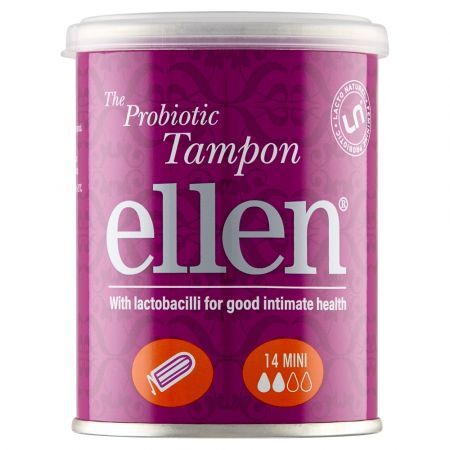 Ellen, tampon, probiotyczny,Mini, 14 szt