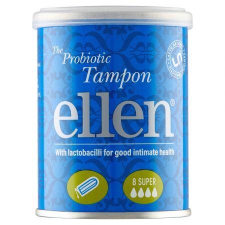 Ellen, tampon, probiotyczny,Super, 8 szt