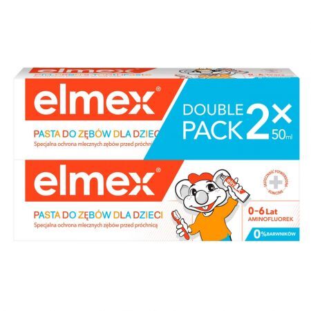 Elmex, pasta dla dzieci 0-6, 50 ml