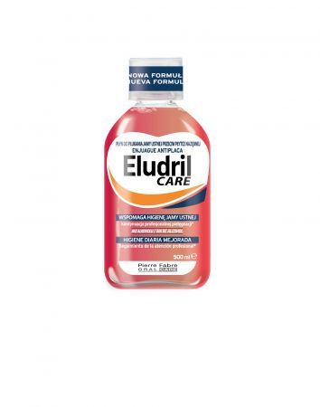 Eludril Care, płyn do codziennej higieny jamy ustnej, 500 ml