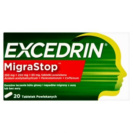 Excedrin Migra Stop, tabletki powlekane, 20 szt.