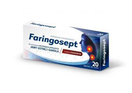 Faringosept 10 mg, tabletki do ssania, 20 szt.