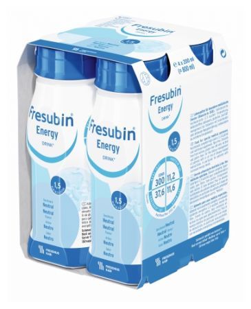 Fresubin Energy Drink, płyn o smaku neutralnym, 4 x 200 ml