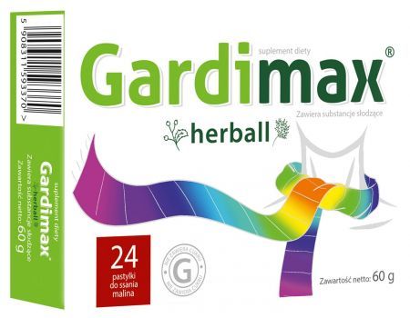 Gardimax Herball, pastylki do ssania, 24 szt.