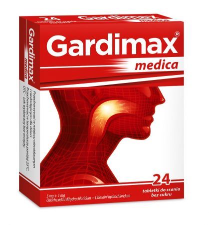 Gardimax Medica, tabletki do ssania, 24 szt.