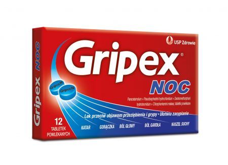 Gripex Noc, tabletki powlekane, 12 szt.