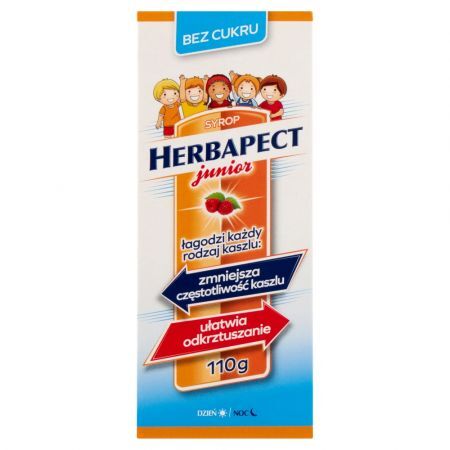 Herbapect Junior Bez cukru, syrop, 110 g
