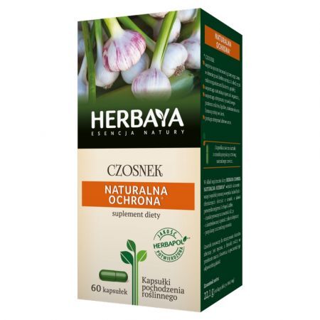 Herbaya Czosnek naturalna ochrona, kapsułki, 60 szt.