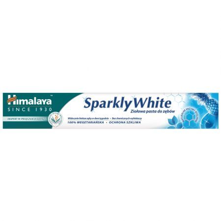 Himalaya, pasta d/zębów, ziołowa, Sparkly White, 75 ml