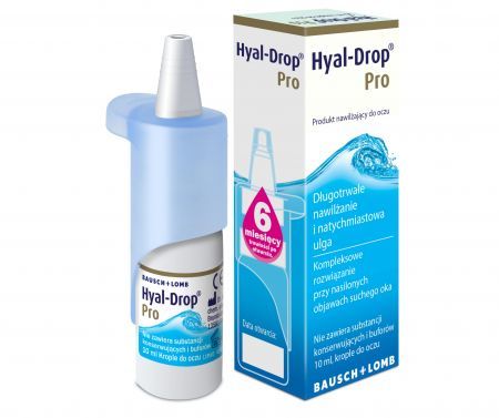 Hyal Drop PRO, krople do oczu, 10 ml