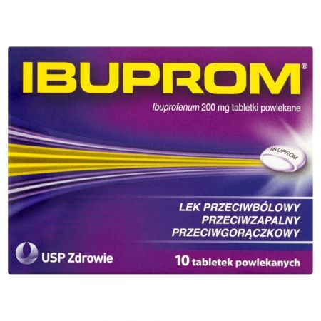 Ibuprom 200 mg, tabletki powlekane, 10 szt.