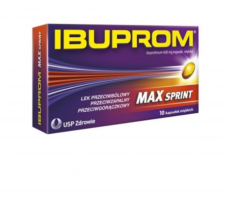 Ibuprom Max Sprint 400 mg, kapsułki miękkie, 10 szt.
