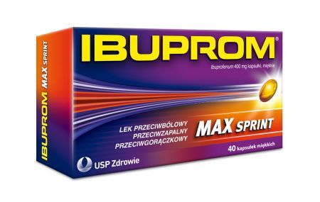 Ibuprom Max Sprint 400 mg, kapsułki miękkie, 40 szt.