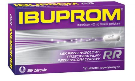 Ibuprom RR 400 mg, tabletki powlekane, 12 szt.