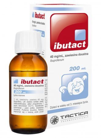 Ibutact 40 mg/ml, zawiesina doustna, 200 ml