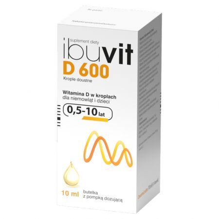 Ibuvit D3 600 j.m., krople doustne, 10 ml