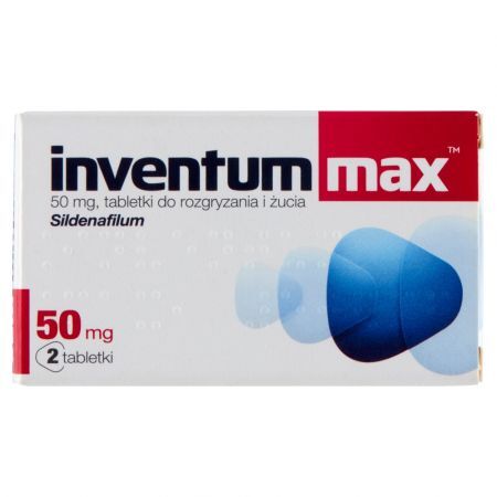 Inventum Max 50 mg, tabletki do rozgryzania i żucia, 2 szt.