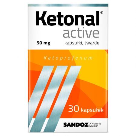 Ketonal Active 50 mg, kapsułki twarde, 30 szt.