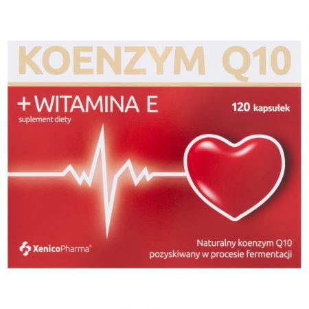 Koenzym Q10+witamina E, kaps., 120 szt