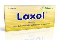 Laxol 100 mg, czopki doodbytnicze, 12 szt.