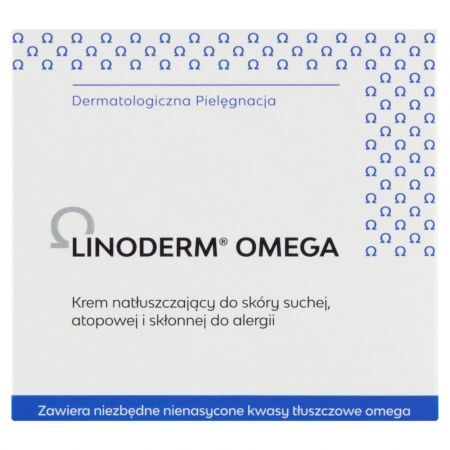 Linoderm Omega, krem natłuszczający do skóry suchej, atopowej i skłonnej do alergii, 50 ml