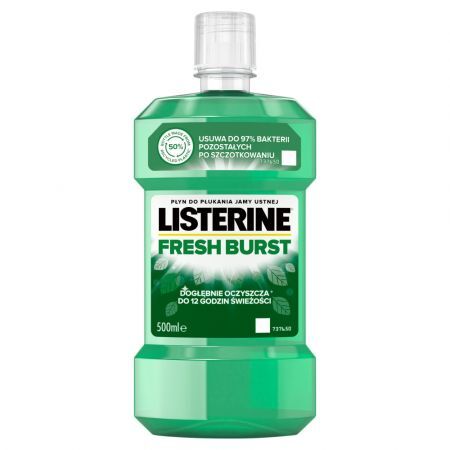 Listerine Fresh Burst, płyn do higieny jamy ustnej, 500 ml